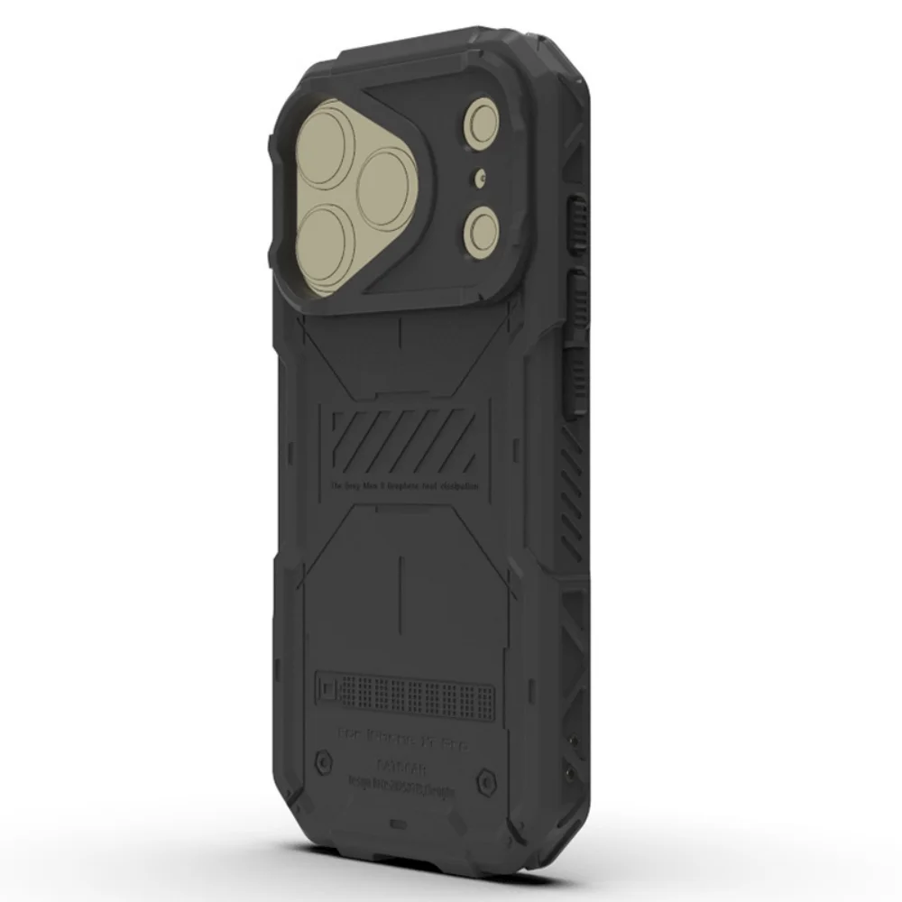FATBEAR Tactical Military Grade Protective Case Cover Fundas for iPhone Air, iPhone 17 Pro Max Graphene Heat Dissipation