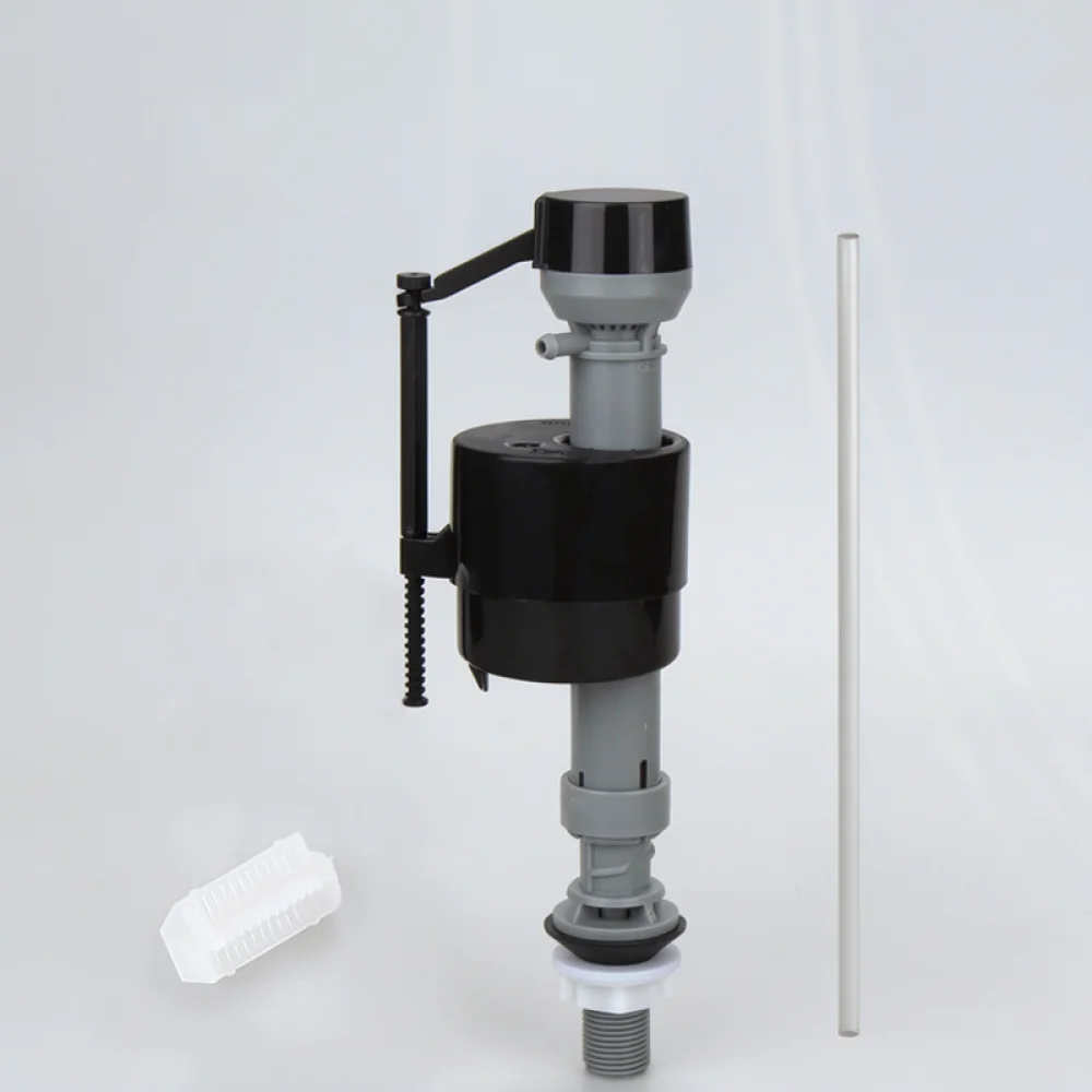 Bathroom Toilet Tank Fill Valve Bottom Entry Adjustable Water Level Silent Needle Valve Replacement Plumbing Part