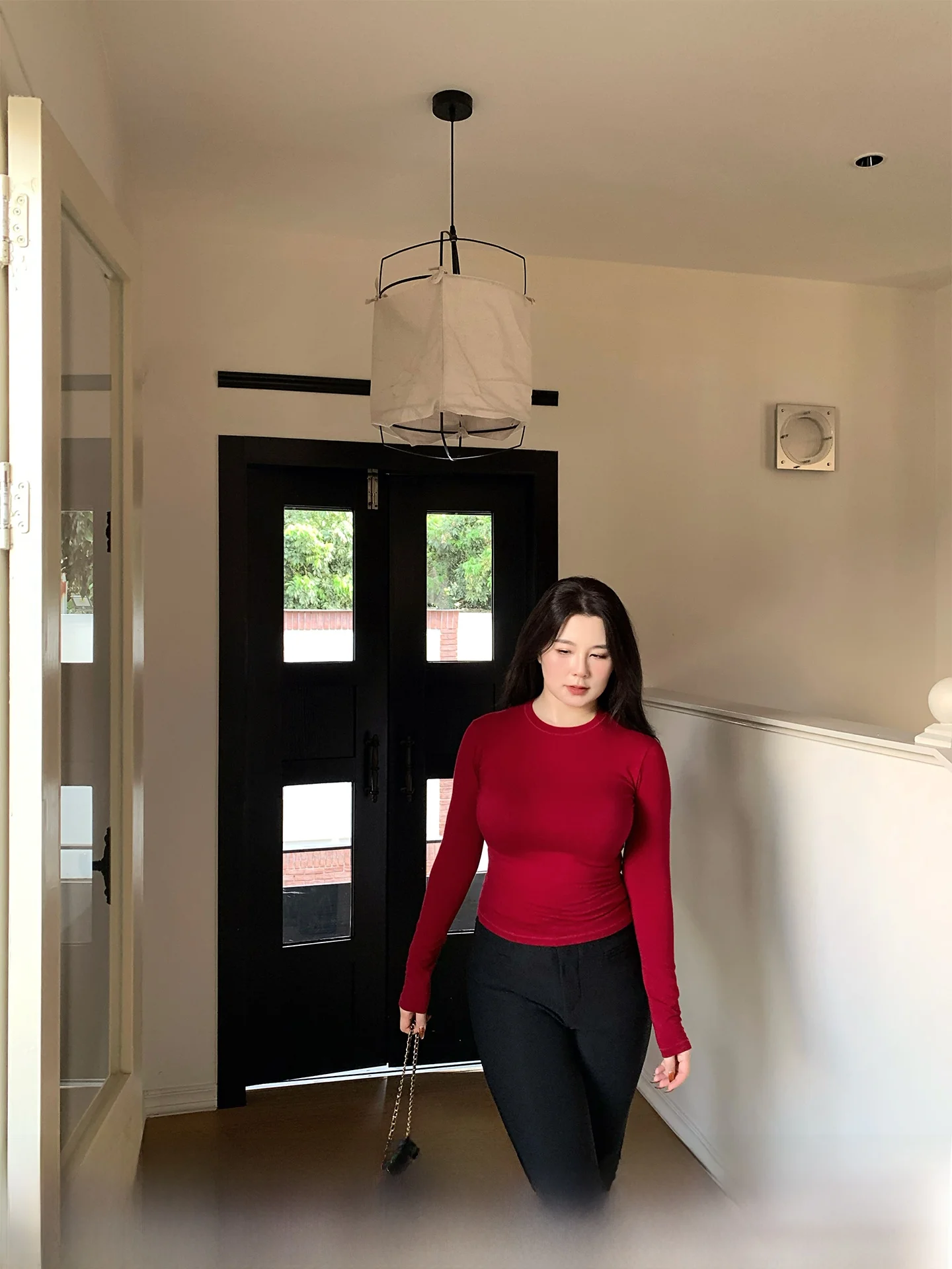 

Футболка ML Jasmine больших размеров с круглым вырезом и длинными рукавами, облегающая, универсальная, для летнего и осеннего сезона