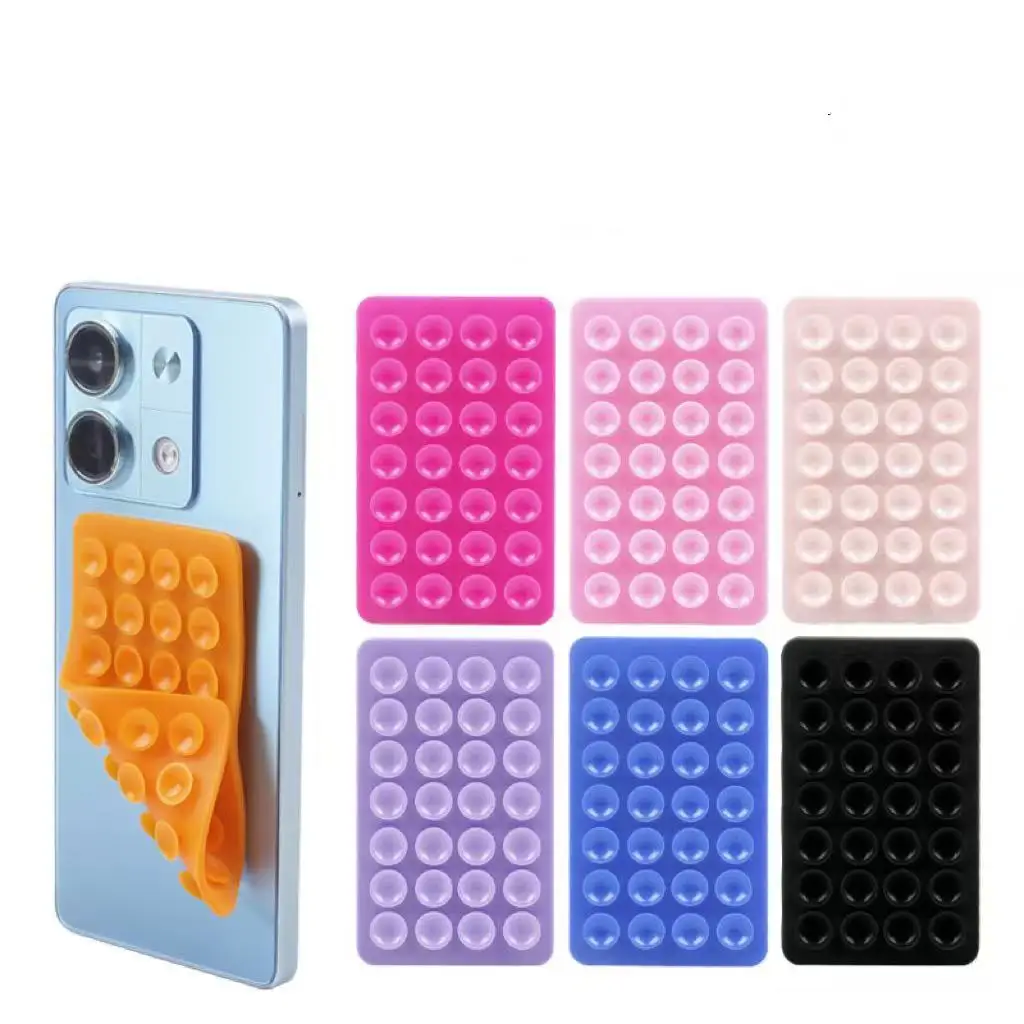 

Новый набор из 28 силиконовых двусторонних присосок для многофункциональных квадратных подставок-наклеек на заднюю панель телефонов Apple, Huawei и Xiaomi