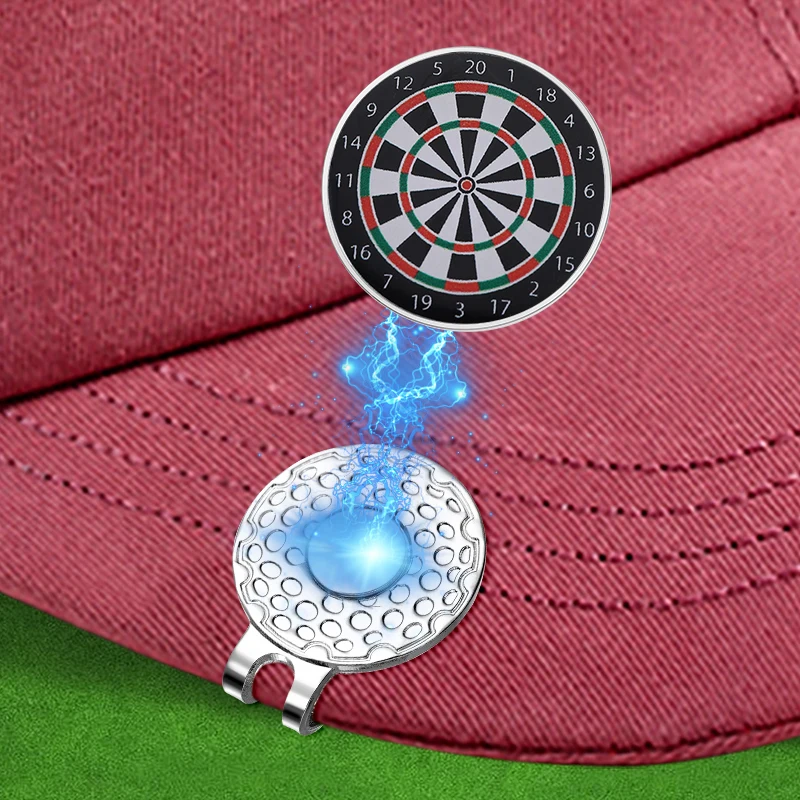 This Is Fine Dog Golf Ball Marker Magnetic Hat Clip Bowknot Accessories Jewelry Golf Cap Clip Supplies Gift for Golfer Friend