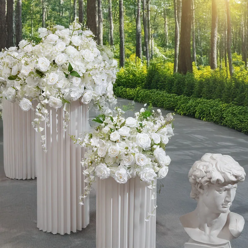 

60CM Artificial Bell Orchid Flower Ball for Marriage Proposal Engagement Outdoor Wedding Decoration Home Dining Table Decoration