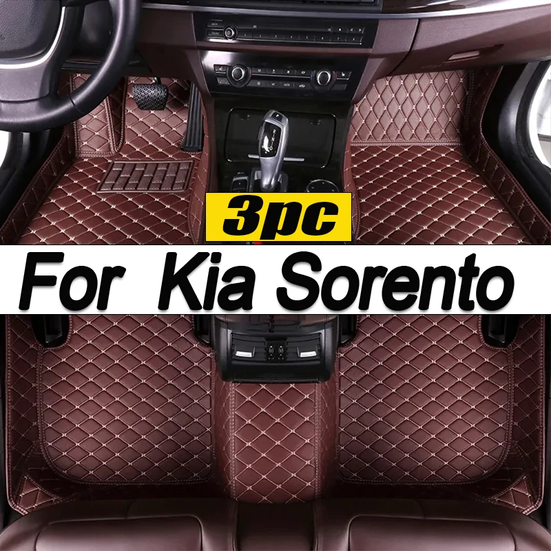 

For Kia Sorento II XM 2012 2011 2010 2009 5 Seater Car Floor Mats Interior Carpets Waterproof Accessories Protect Covers Parts