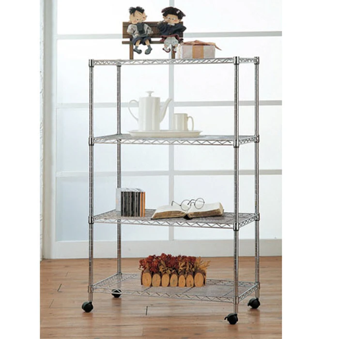 Metal Rack 900 4-stage bottom plate shelf metal iron shelf