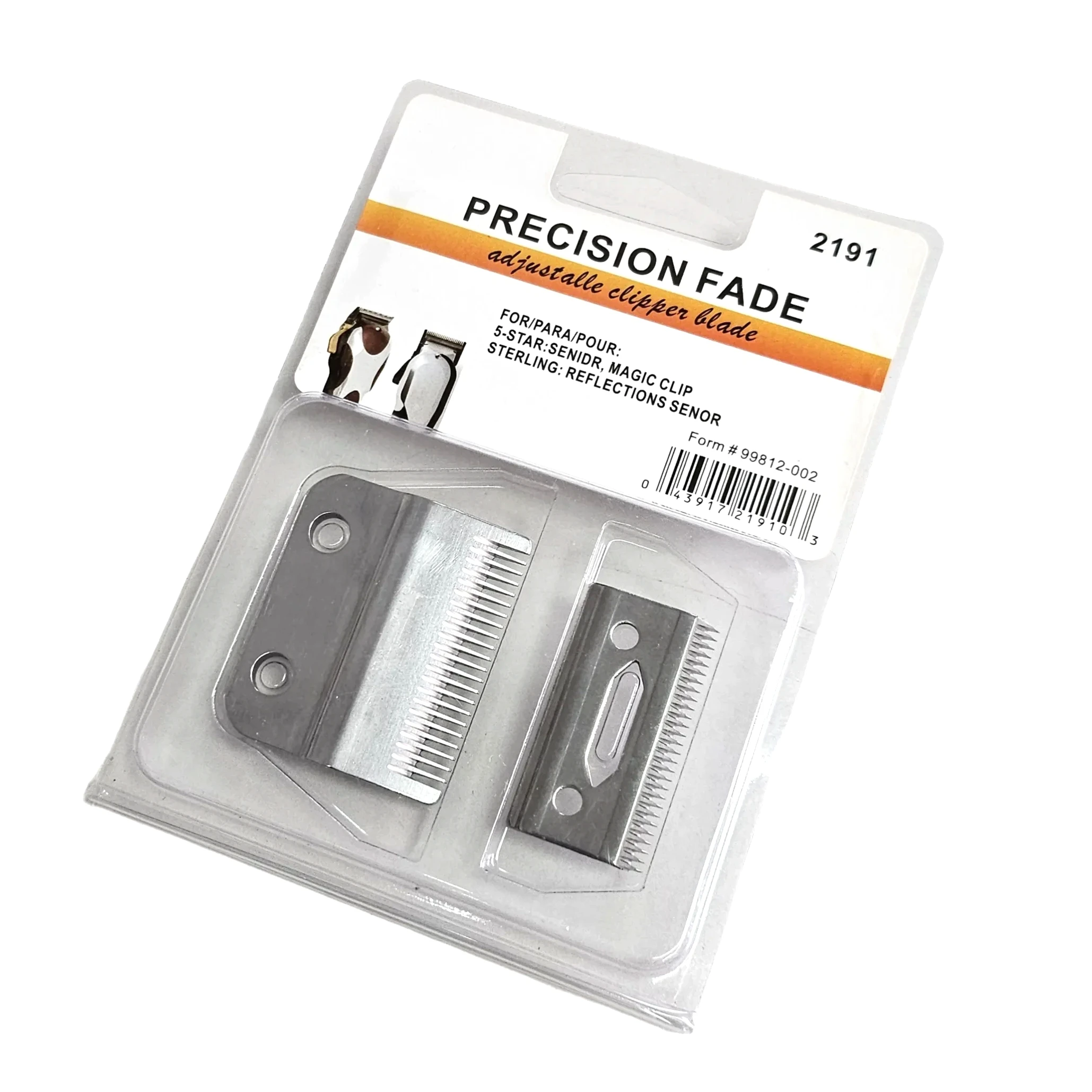 Precision Fade Adjustable Clipper Blade for Wahl 5 Star Senior, Magic Clip, Sterling Reflections Senior #2191