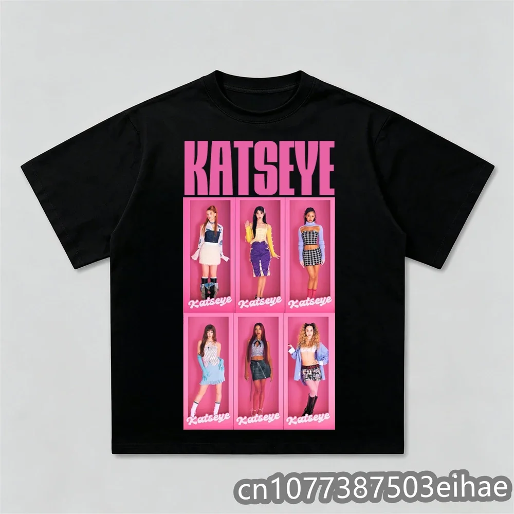 New K-Pop Katseye Printed Fan Support T-Shirt | Unisex Cotton Tee for Music Fans | Casual Daily Wear Available for Adults & Kids