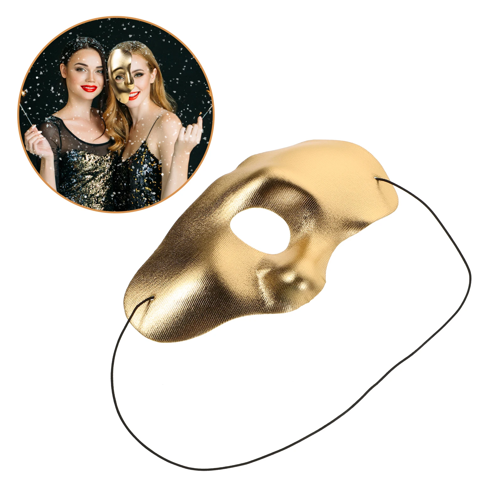 

Masquerade Mask Fancy Dress Cosplay for Men Woman Costume Women Decorative Non-woven Fabric Masks