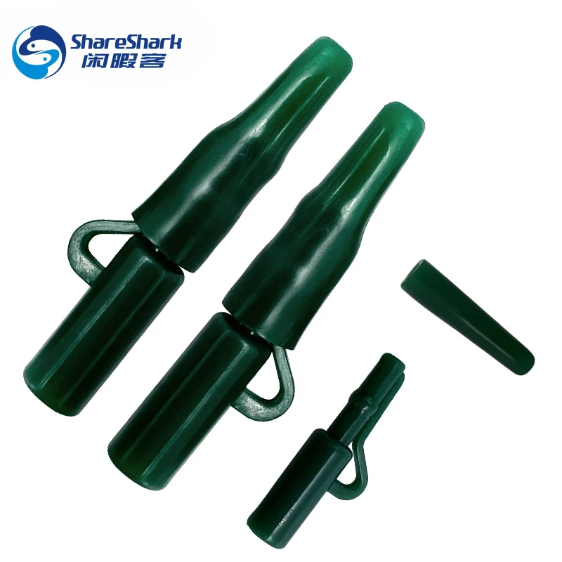 20 PCS Fishing Tools Safety Carp Fishing Lead Clip Tail Rubbers Tube Sleeve Kit Carp Fishing Terminal Tackle