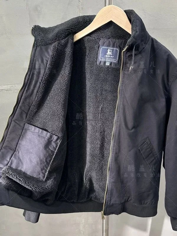 

Утепленная мужская куртка-жилет на флисовой подкладке для осени и зимы, теплая верхняя одежда в стиле ретро, американский хардкор-стиль, молодежная мода