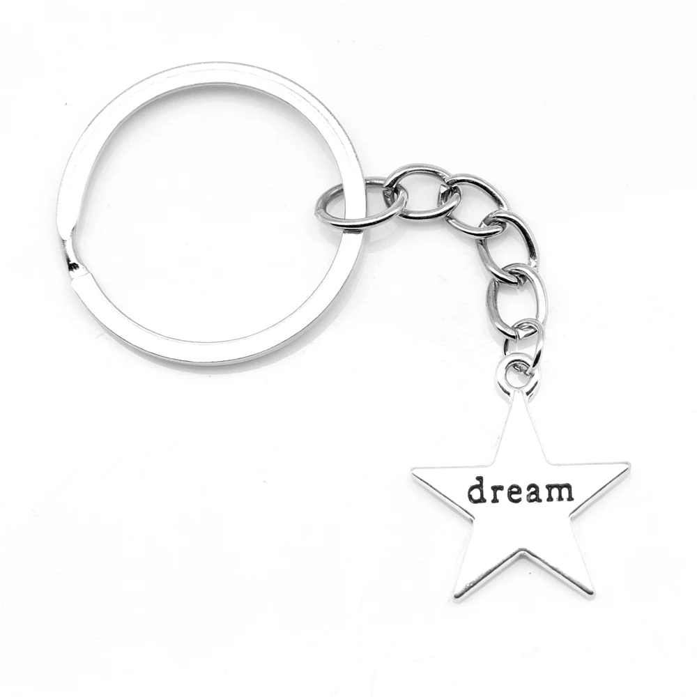 1 Piece 20x23mm StarDream Key Chain Travel Gift