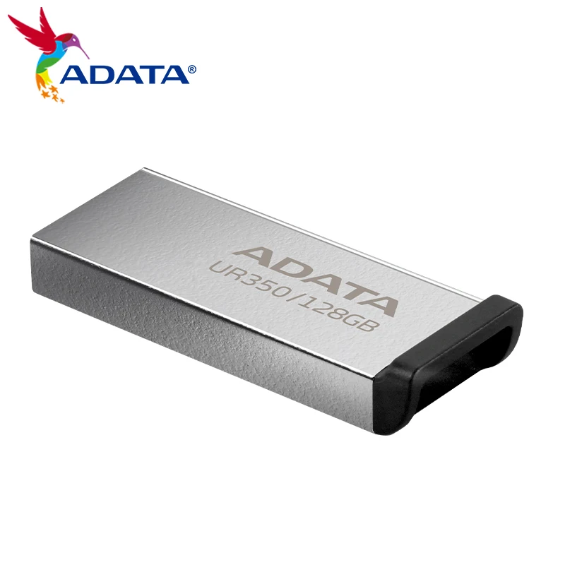 ADATA Metal USB 3.2 Pen Drive UR350 Original USB Flash Drive 32GB 64GB 128GB 256GB Memory Stick U Disk for Computer