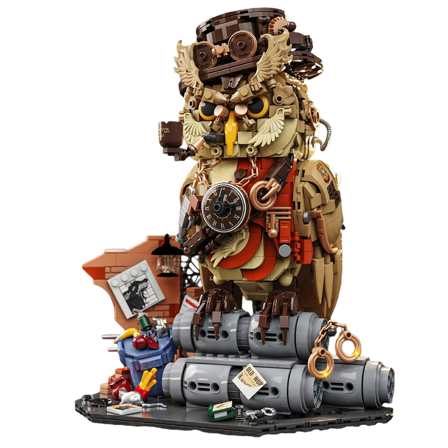 

DIY Owl Small Particle Model Assembly Toy Home Decoration Ornament Building Blocks Set Children's Birthday Gift Holiday Gift