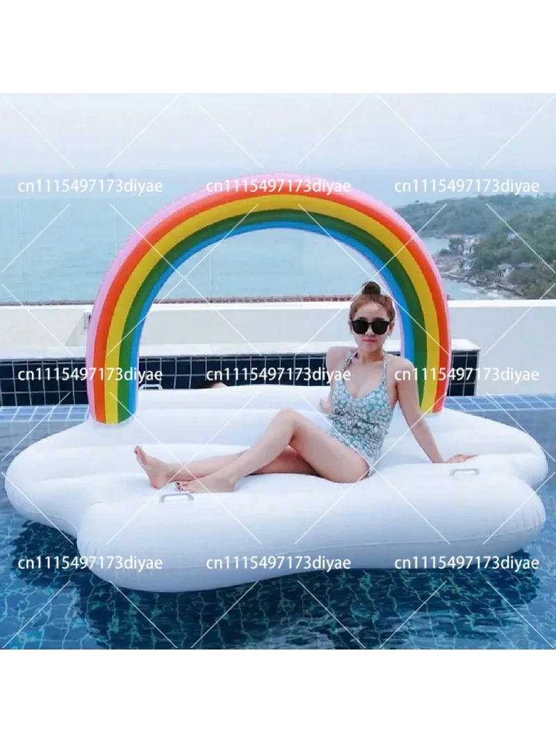Giant Inflatable Pool Float Sunglasses Duck Unicorn Ride-On Swimming Lounge Water Toy for Kids Adults Summer Outdoor