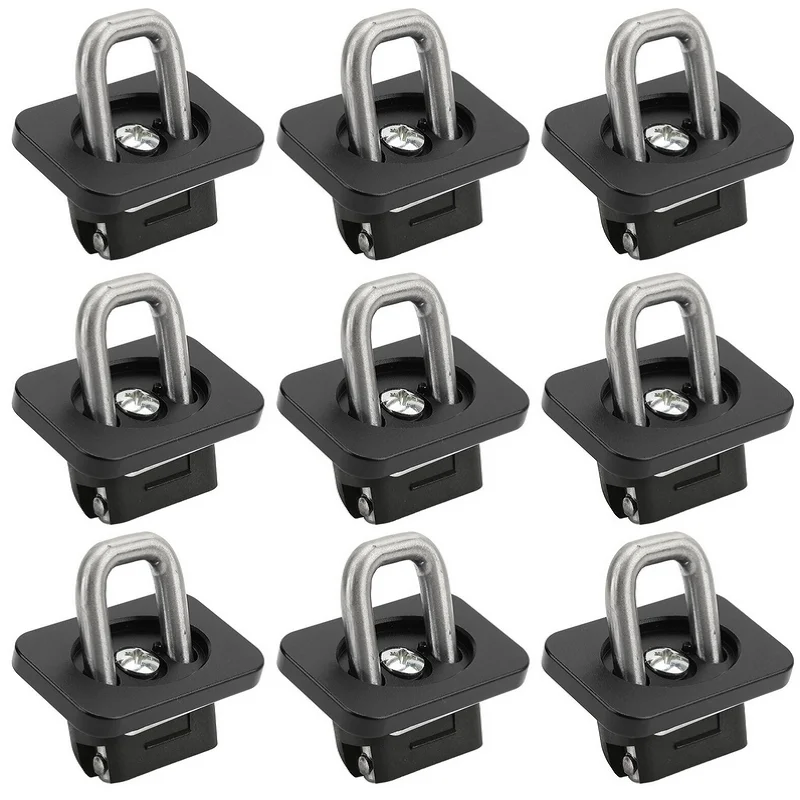 

Inner Bed Retractable Truck Bed Tie Down Anchors Built for 2007+ Chevy Silverado&GMC Sierra/2015+ Chevy Colorado&GMC Canyon 9PCS