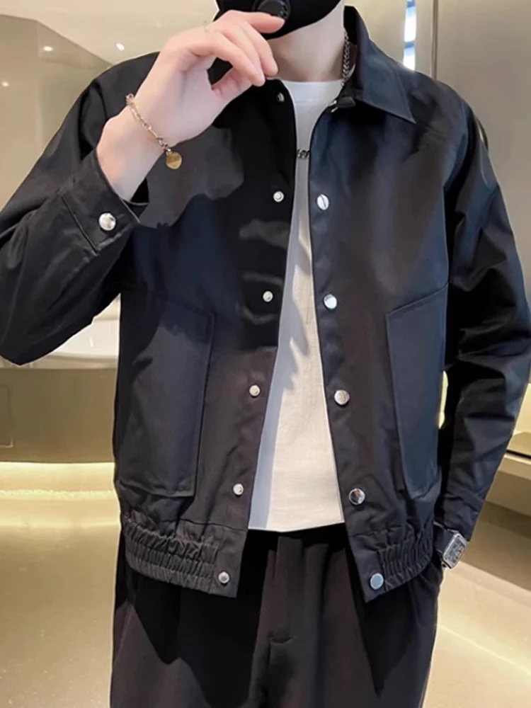 

Bla Slim Fit Men's Jaet Spring Autumn New Sle Casual Faionable Korean Brand Youthful Long Sve Windproof Outerwear