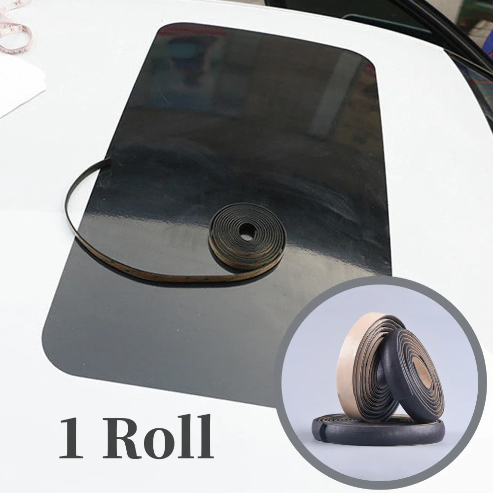 

1Pc Car Exterior Accessories Waterproof Car Windshield Rubber Sealing Strips Sunroof Triangular Window Glass Edge Weatherstrip