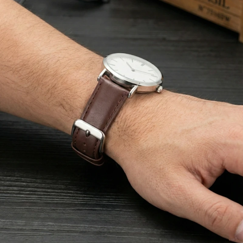 18 20 22mm Casual Leather Watchband with Storage Box Replacement Wrist Strap for Huawei watch GT2-2e-2pro Watch Accessories ﻿