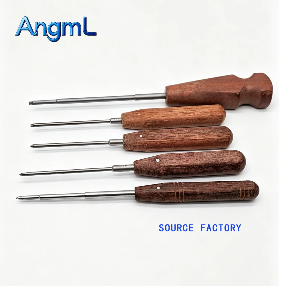 Pet Screwdriver,Torx T4/T6/T8/T15,Hexagonal,Cross Shaped,AO Interface,Bakelite Handle,Silicone Handle,Veterinary Surgical Tools
