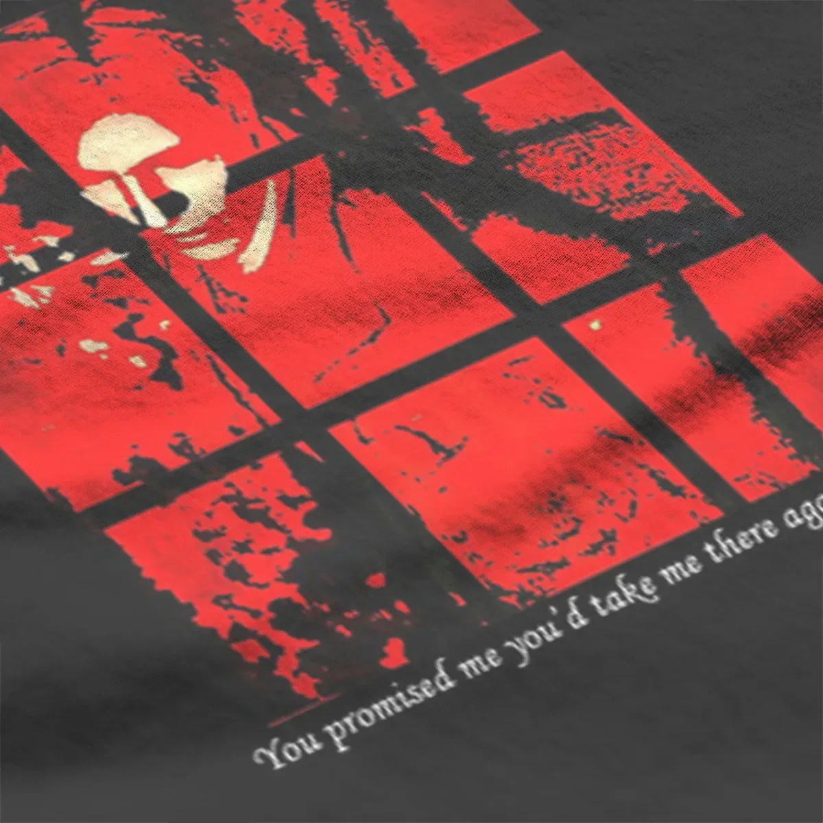 Silent Hill Harry Cheryl Cybil Survival Horror Game Fabric Classic T Shirt Men Tops  Save Before You Quit O Neck TShirt