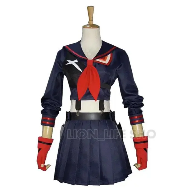 ABC123KILL La KILL Ryuko Senketsu طقم ملابس تنكري موحد Matoi Ryuuko Wigx;3,f'6,h.7;j