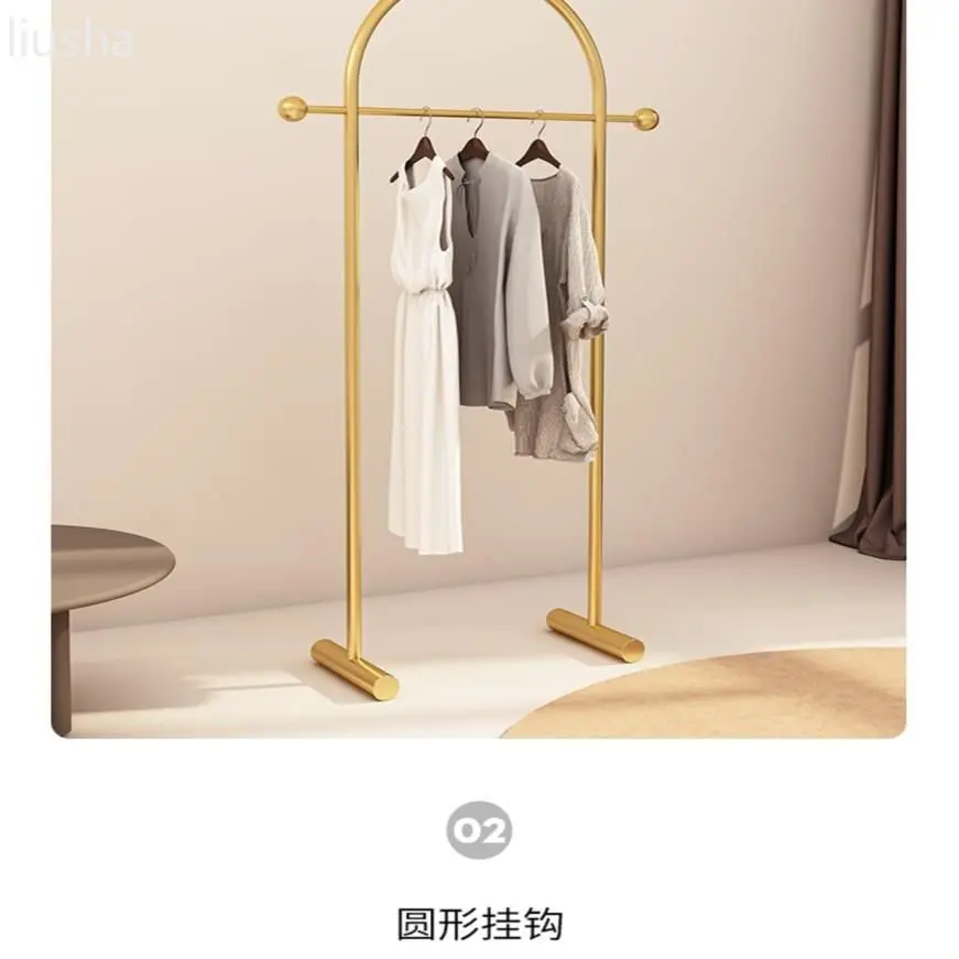 Hanging hanger floor to bedroom corner coat rack indoor hanging hanger storage rack floor pole type clothes rack for home