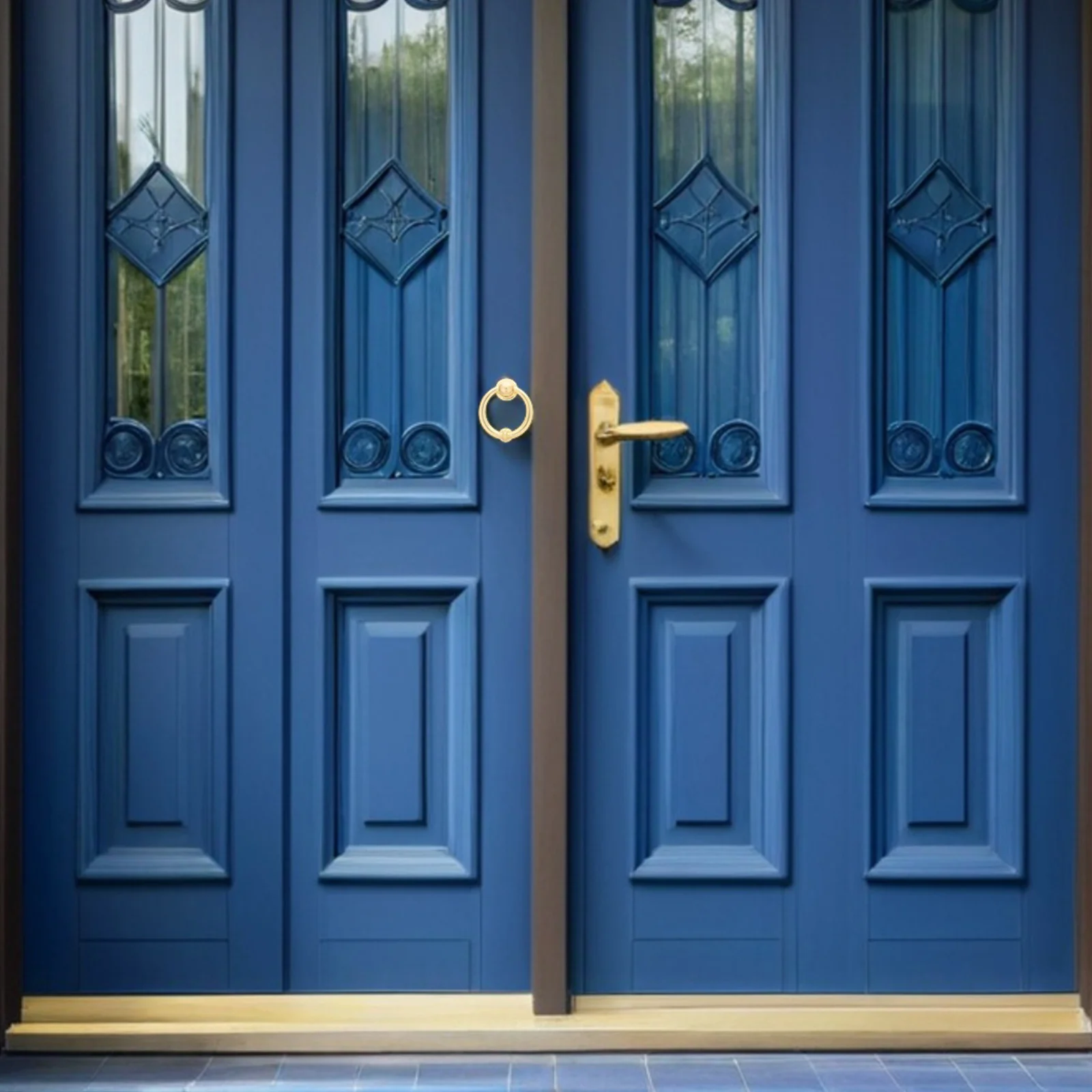 مطرقة باب أنيقة من سبائك الزنك بتصميم معاصر وصوت عالٍ شفاف وسهل التركيب ومدخل أمان المكتب المنزلي