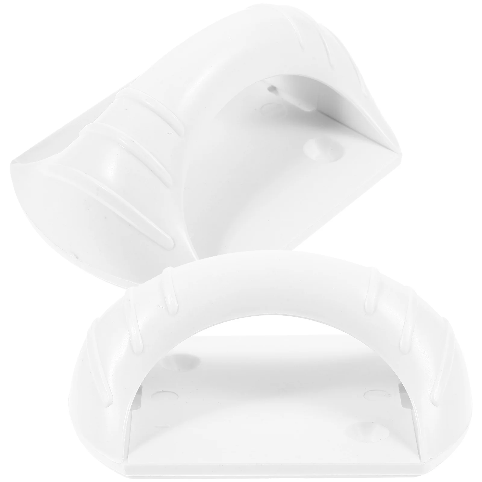 

2Pcs Adhesive Handles Peel Stick Cabinet Pulls for Glass Doors Wardrobes Drawers No Punching Easy Installation