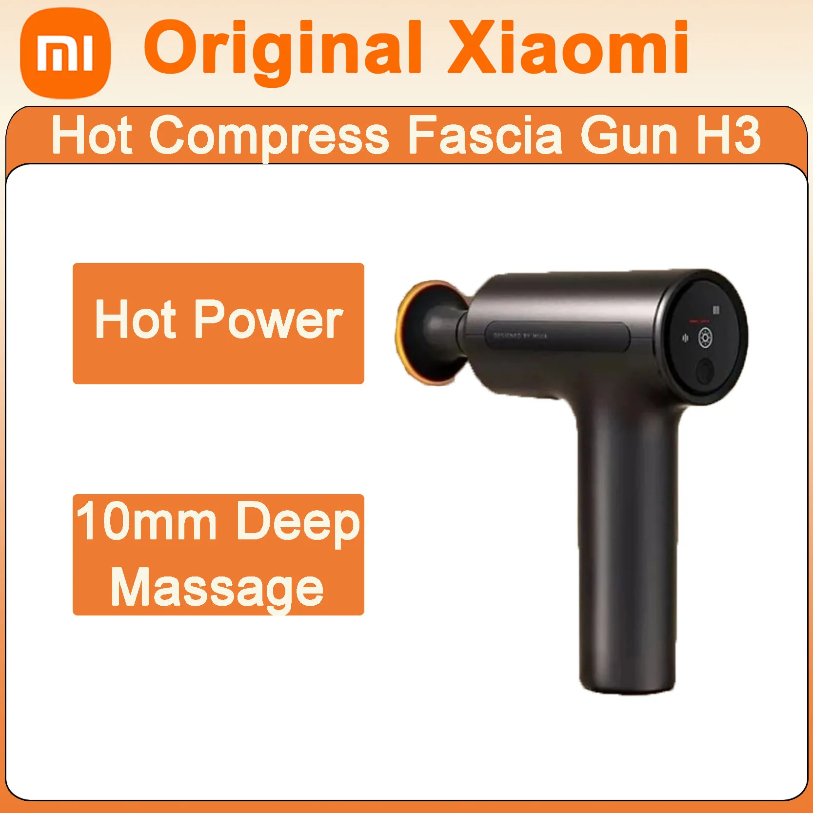 

Оригинальный Xiaomi Mijia горячий компресс фасциальный пистолет H3 релаксация мышц портативный фитнес-интеллектуальное массажное устройство интеллектуальное снаряжение