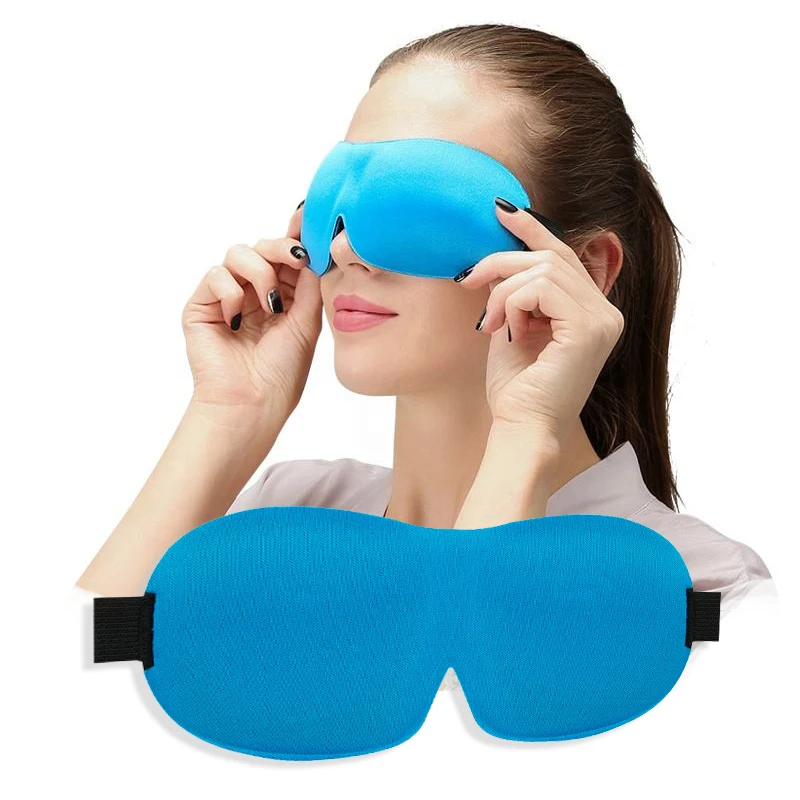 3D Sleep Mask Blindfold Sleeping Aid Eye Mask Soft Memory Foam Face Mask Eyeshade 99% Blockout Light Slaapmasker Eye Cover Patch