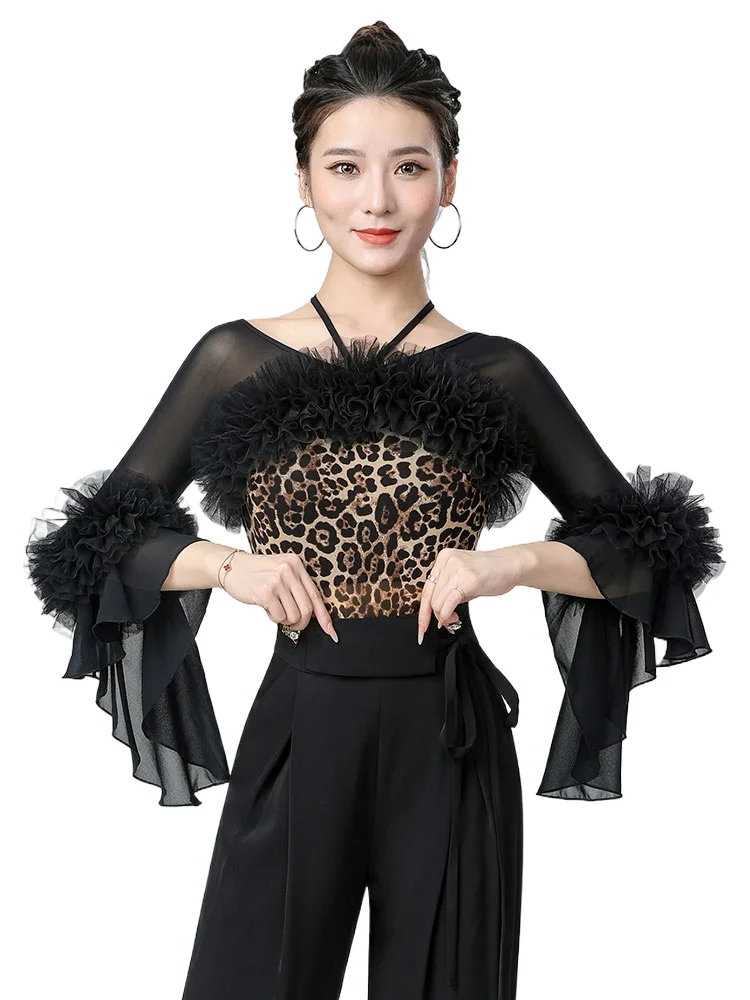 

2025 New Latin Dance Leotard Women/girls/lady New Sexy Salsa/ballroom/tango/cha Cha/rumba/samba/latin Top