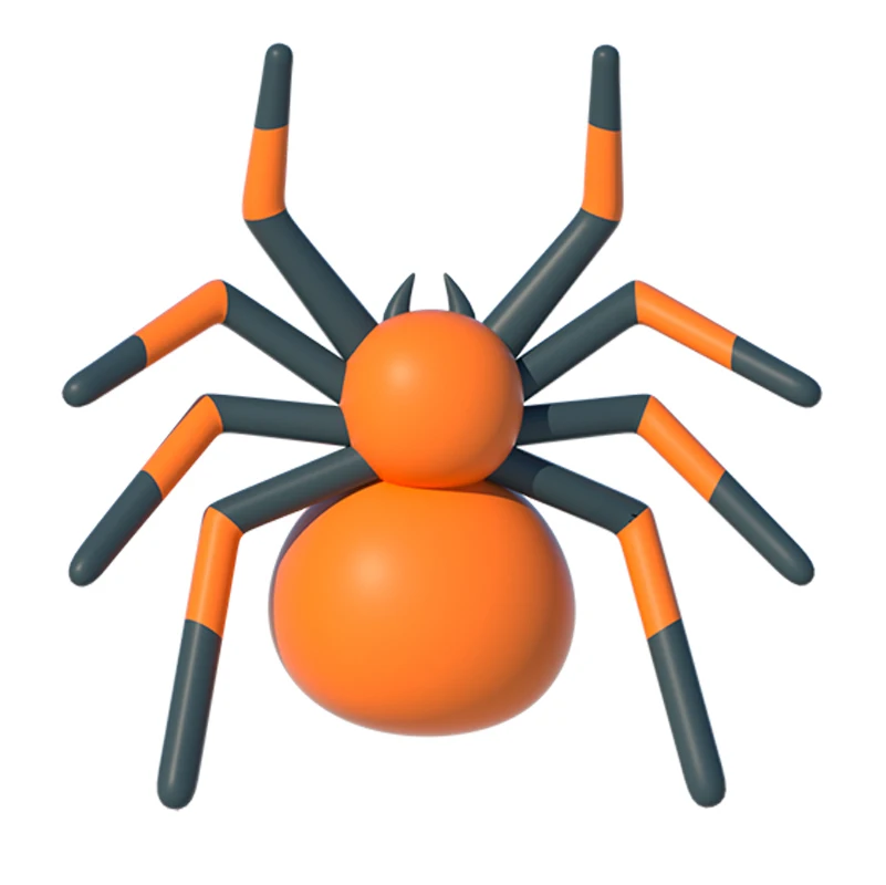 Interesting Design Giant Airtight Inflatable Cartoon Spider Model 5m Custom Waterproof Inflatable Spider Halloween Pumpkin