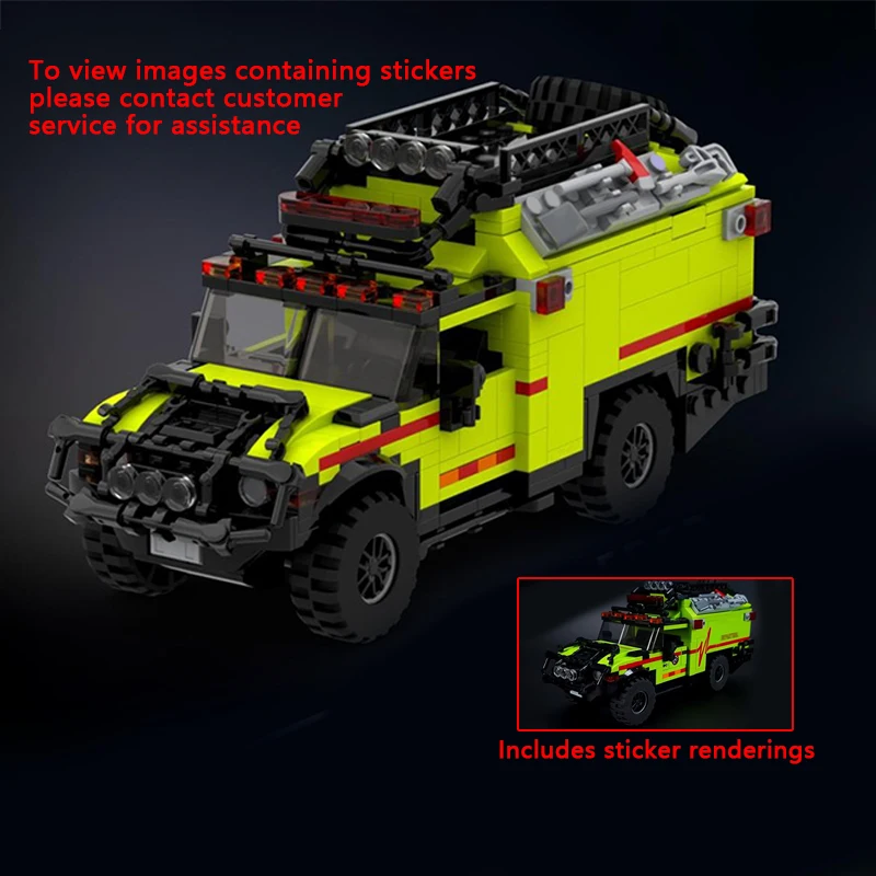 

Speed Racing Car Model MOC Building Bricks H2 Off-Road Vehicle Modular Technology Children Holiday Gifts Assemble Toys Suit