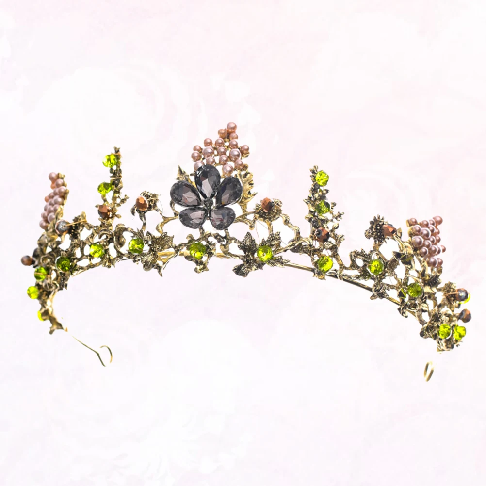 

Elegant Crown Wedding Headdress Women Fashion Headwear Bride Crown Headband Photography Fashion Headwear Accessories