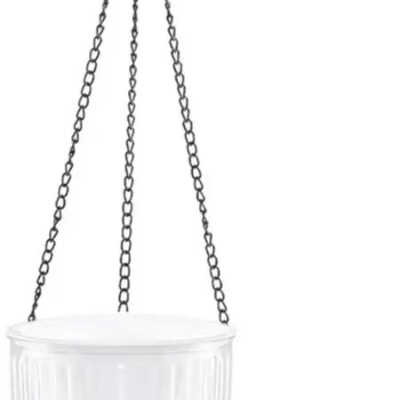 Drainage Flower Pot S-11.3*11.5CM Self-Watering Flowerpot Moisture Reservoir Cotton Rope System Indoor Outdoor Use