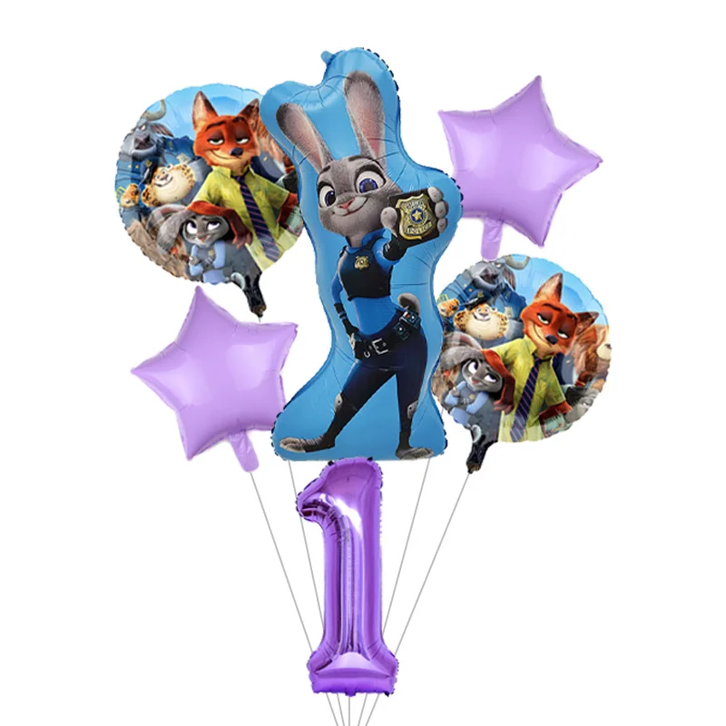 Zootopia Animal Cartoon Balloon Arch Garland Kit for Birthday Party Wedding Baby Shower Festival Party Home Decor Supplies view 2