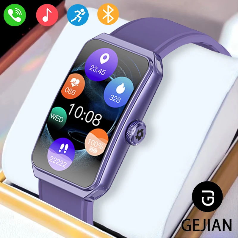 New GEJIAN Women's Smart Watch 1.47-inch TFT Touch Screen 170 * 320 HD Resolution Heart Rate Health Monitoring Couple Watch