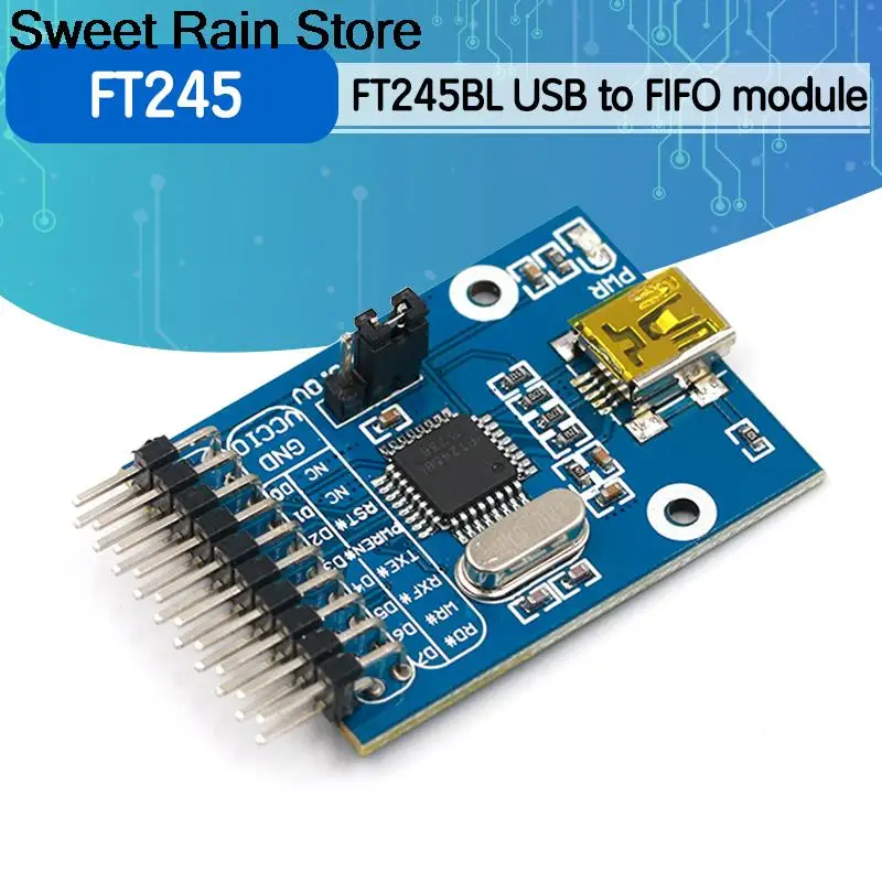 Módulo USB FT245 FT245R FT245RL Kit de placa de desenvolvimento de comunicação USB USB para FIFO paralelo NOVO