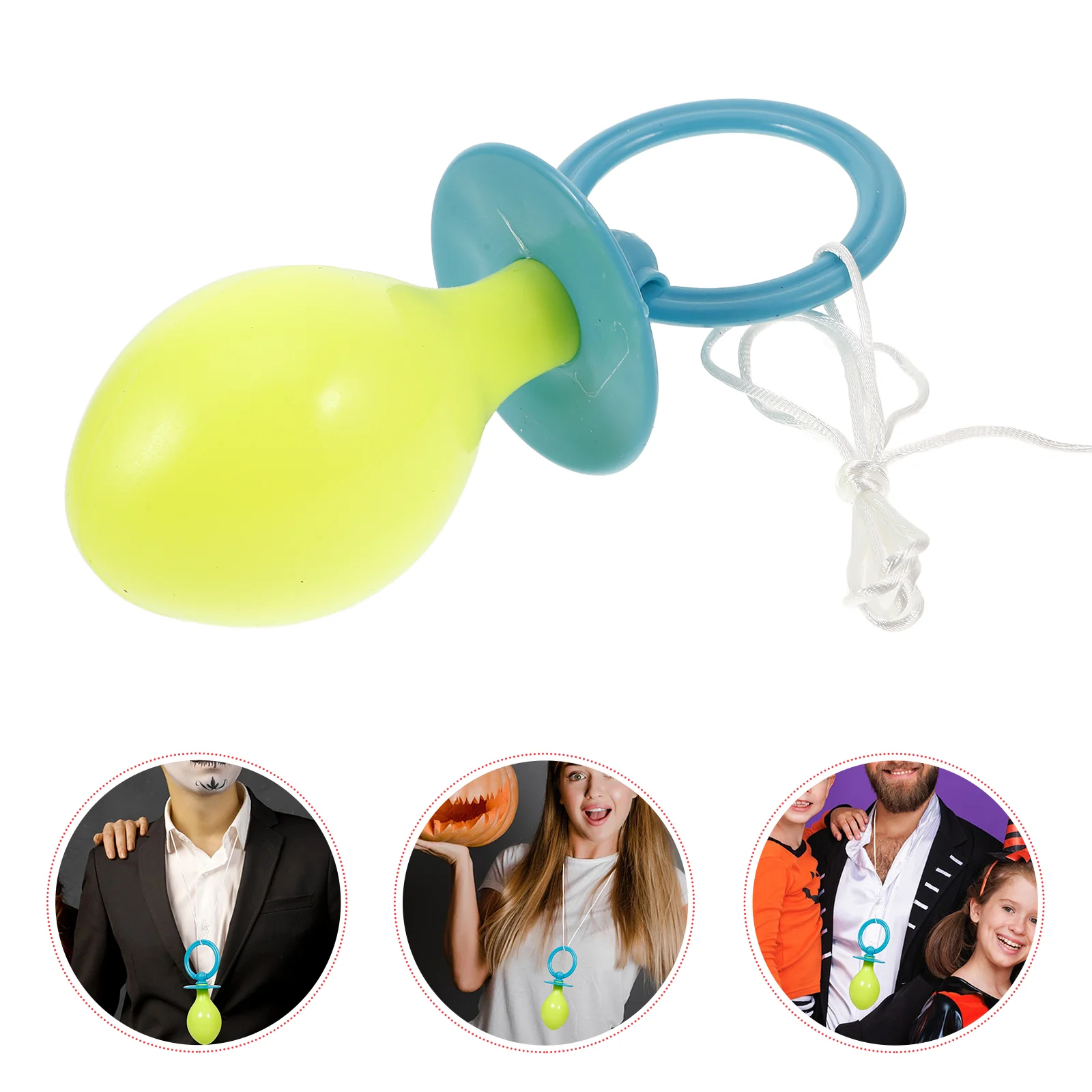 Halloween Party Pacifier Prop Supply Gift Adult Pacifiers Nipple Fake Bottle Costume