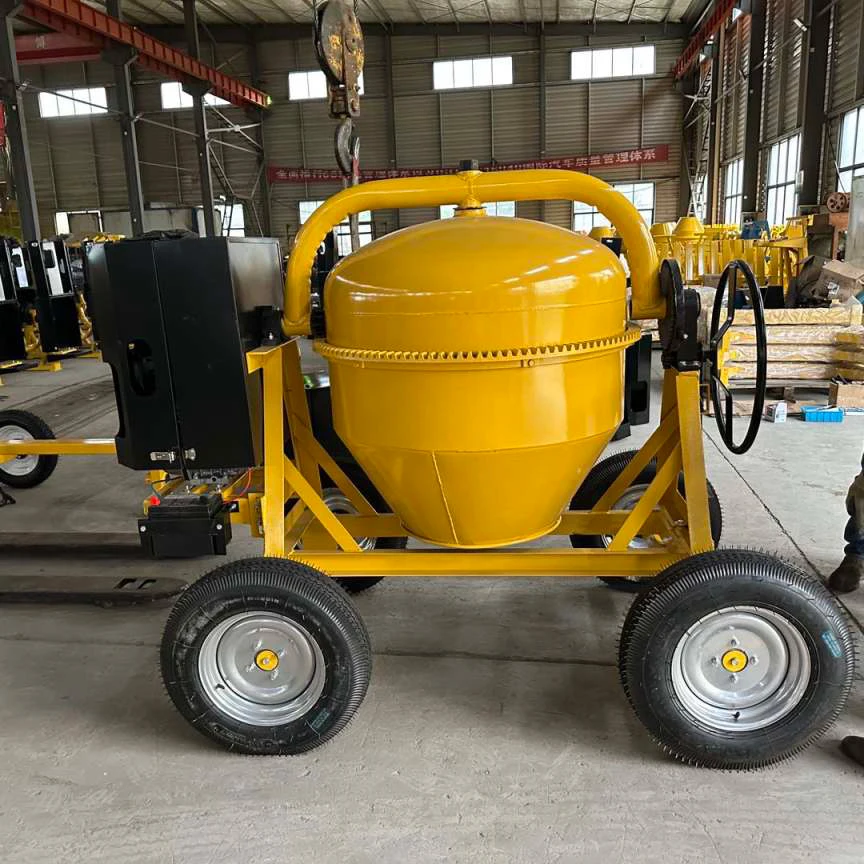 

350L 500L 700 L Small Mobile Self Loading Cement Mixer Machine diesel Engine Concrete Mixer Mini Electric Small Concrete Mixer