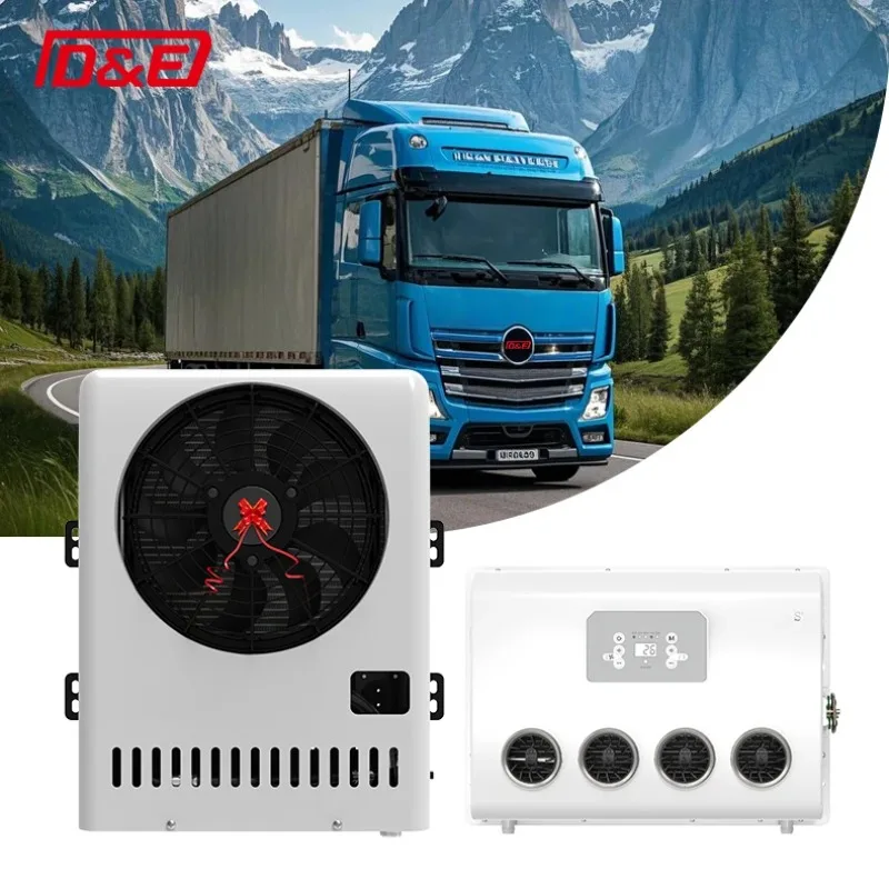 الجملة سبليت تيار مستمر 12 فولت 24 فولت 1800 واط 2000 واط مكيف الهواء لتقشير القوارب والشاحنات #6