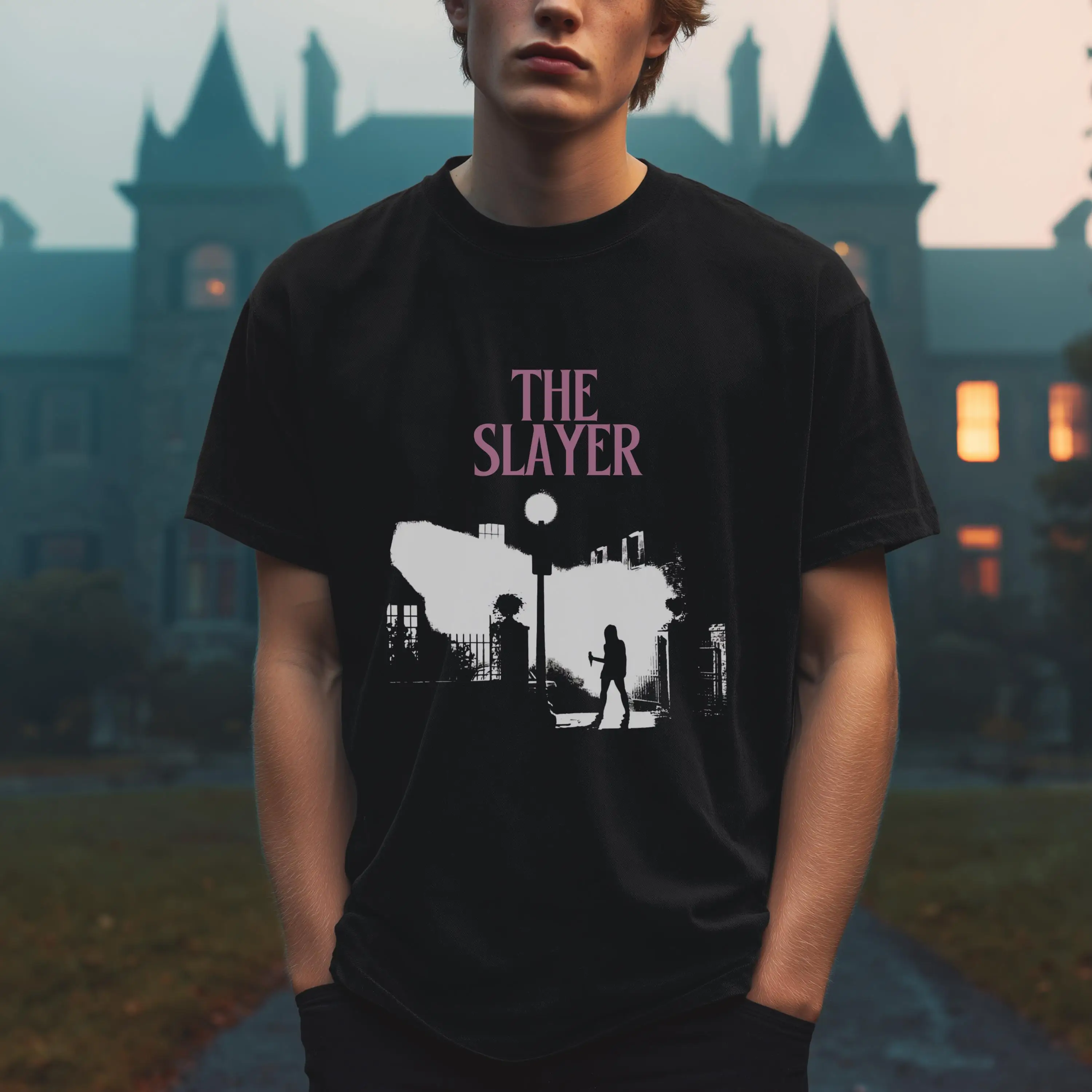 The Vampire Slayer T Shirt | Horror Movie & TV Show Merch Shirt, 90s Retro Tee