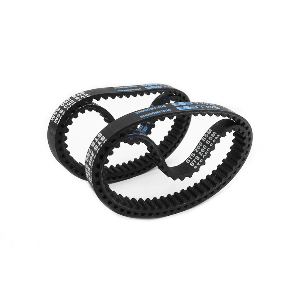 Semicircular Arc Tooth S5M Closed-loop Synchronous Belt Rubber Timing Belt Length S5M210~S5M650 Width=10/15/20/25mm Pitch 5mm