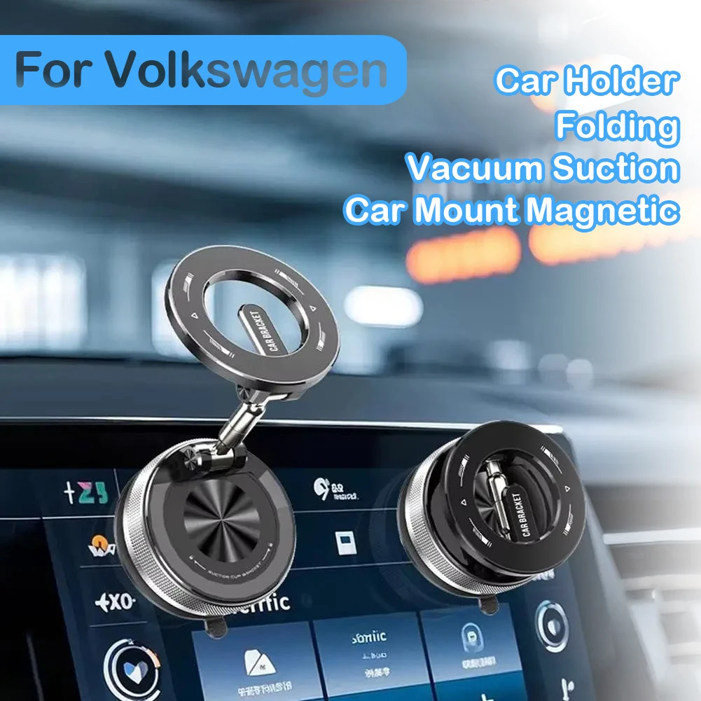 

Vacuum magnetic phone holder For Volkswagen VW Golf 8 MK8 id4 Skoda Octavia 4 A8 Seat Leon MK4 Cupra pocket sized foldable