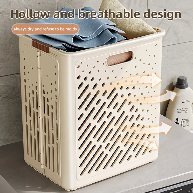 Для La Colada Con Ruedas, Para Ropa Sucia De Gran Capacidad, OrganizadorPara La Colada Plegable Multi