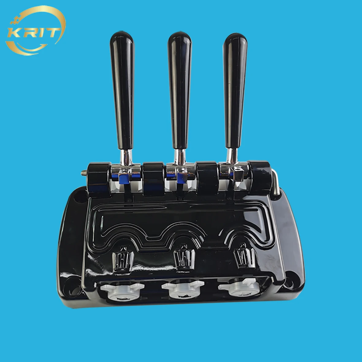 Front Panel Face Block Spare Discharge Valve Replacement For YKF VEVOR Ice Cream Machines With Rods Modelling Caps Three Holders