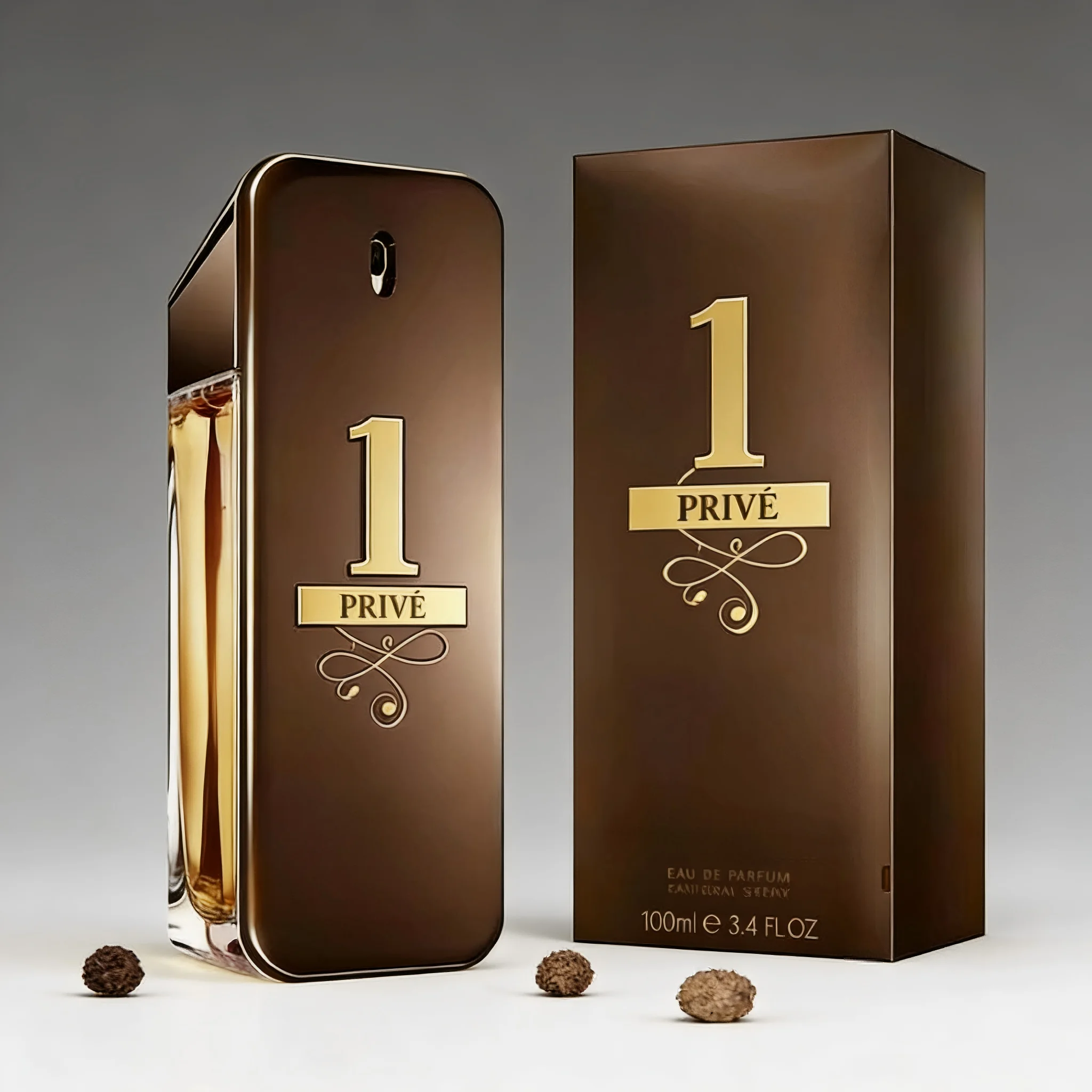 1 Million Privé Eau de Parfum para Hombre - Notas Amaderadas y Especiadas de Lujo, Regalo Ideal para Cualquier Ocasión