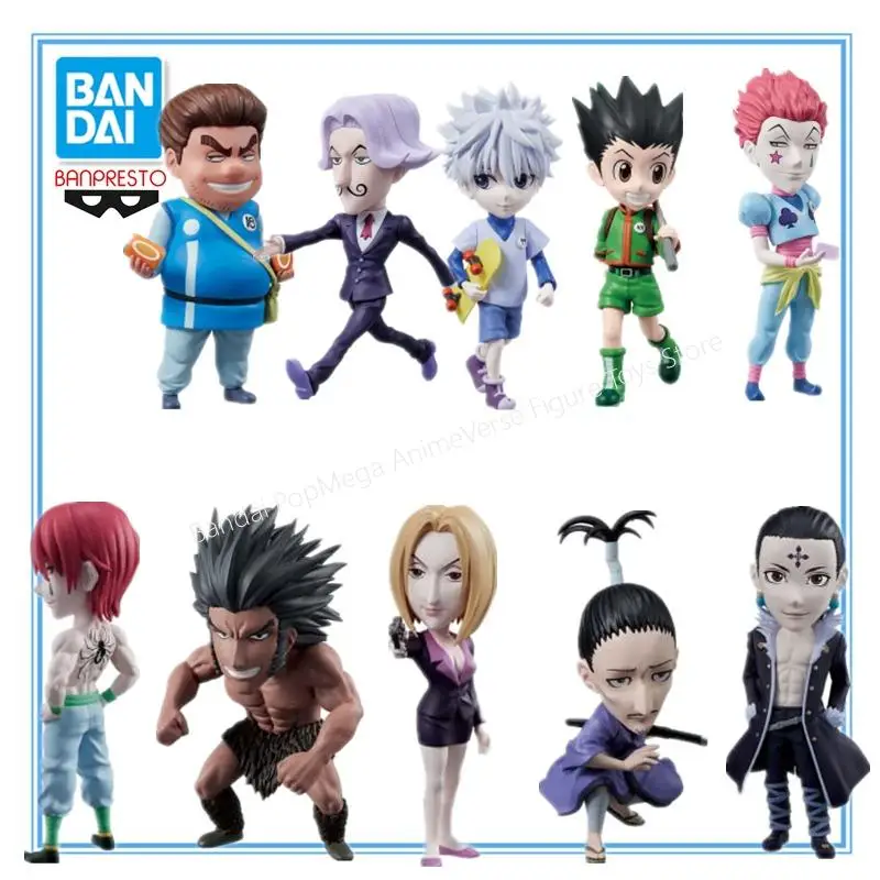 

В наличии оригинальные BANDAI Banpresto HUNTER HUNTER GON FREECSS Killua Zoldyck Hisoka WCF модели героев аниме коллекционные игрушки подарки