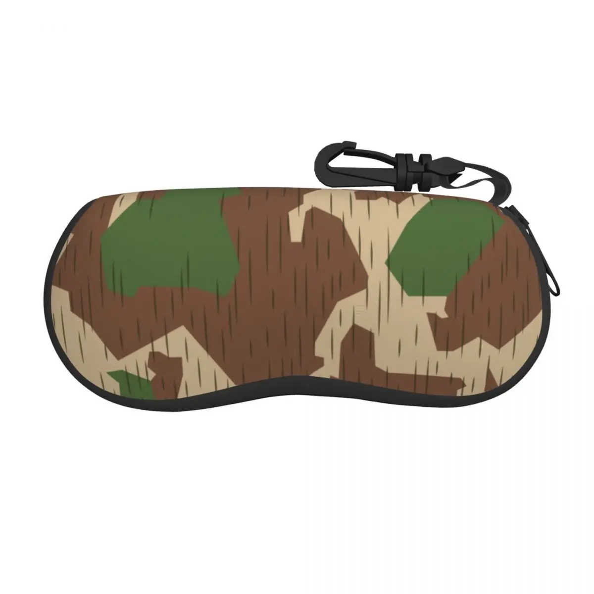 Custom WW2 Germany Splintertarn Splinter Camo Shell Eyeglasses Case Men Women Cool Camouflage Glasses Case Sunglasses Box Pouch