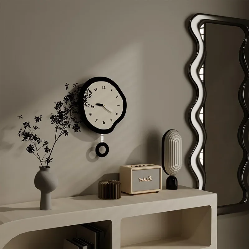 12\'\' Wall Clock Restaurant Bedroom Irregular Circular Europe Clock Celebrity Clock Wall Clock Living Room Super Silent Clock