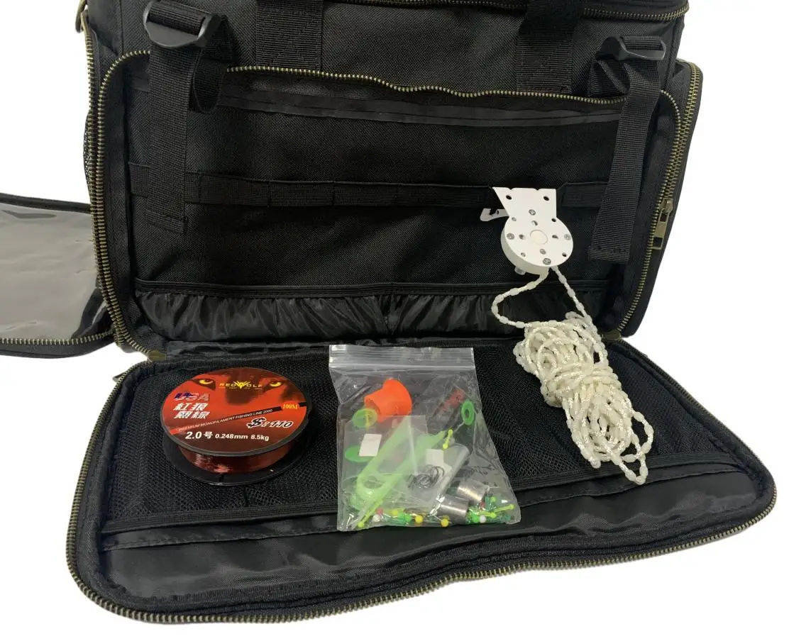 

Pond Funnel Fishing Sling Tackle Storage Bag Light Sling Bag Sling Tool Bag Fishing Hiking Hunting Camping